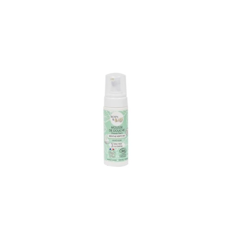 BORN TO BIO ESPUMA DE DUCHA menta verde 150ml. BIO