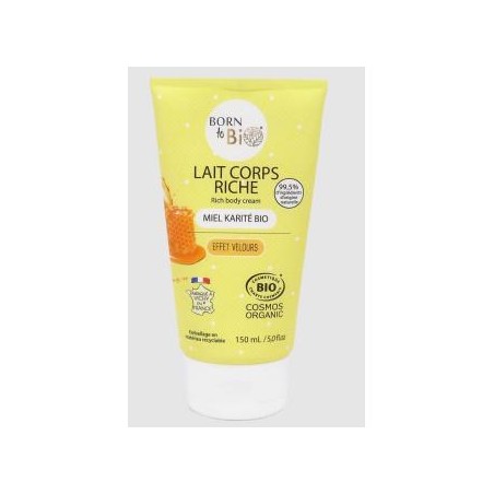 BORN TO BIO LECHE CORPORAL RICA manteca karite 150ml. BIO