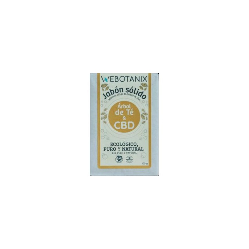 JABON SOLIDO CBD-ARBOL DE TE 100gr BIO VEGAN