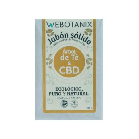 JABON SOLIDO CBD-ARBOL DE TE 100gr BIO VEGAN