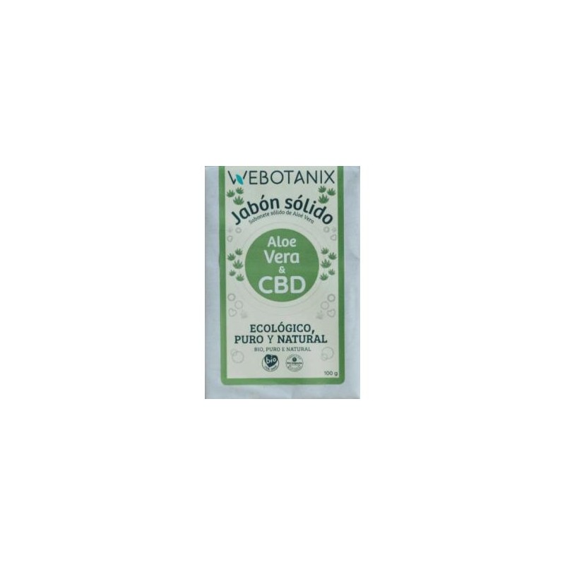 JABON SOLIDO CBD-ALOE VERA 100gr BIO VEGAN