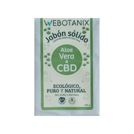 JABON SOLIDO CBD-ALOE VERA 100gr BIO VEGAN