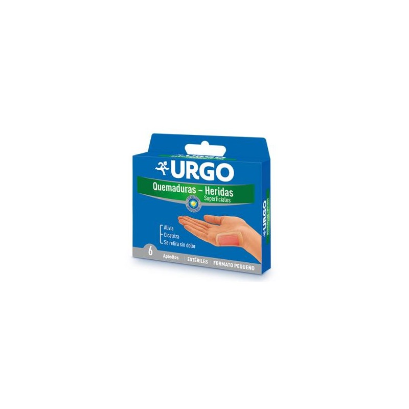 URGO URGO QUEMADURAS 5x7cm 6 apositos URGO URGO QUEMADURAS 5x7cm 6 apositos