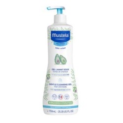 MUSTELA GEL DE BAÑO suave bebe-niño 750ml.