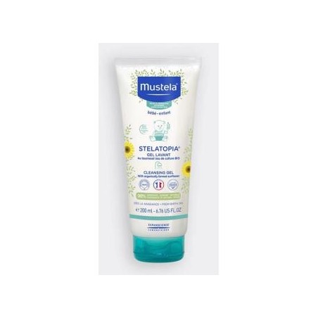 MUSTELA STELATOPIA gel de baño bebe-niño 200ml.