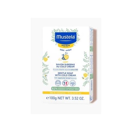 MUSTELA JABON SUPERGRASO AL COLD CREAM bebe-niño 100gr.