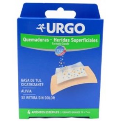 URGO URGO QUEMADURAS 10x7cm 4 apositos