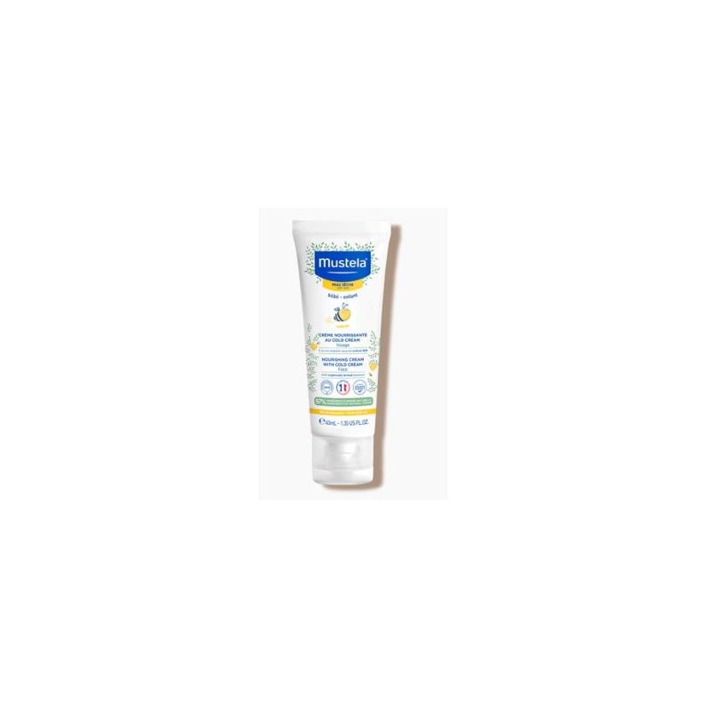 MUSTELA CREMA FACIAL AL COLD CREAM nutritiva bebe-niño 40m