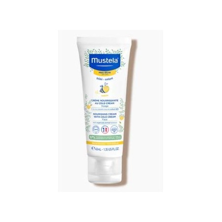 MUSTELA CREMA FACIAL AL COLD CREAM nutritiva bebe-niño 40m
