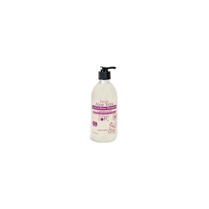 DERBOS GEL ALOE VERA Y ROSA MOSQUETA 500ml.