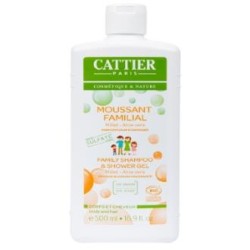 CATTIER GEL DE DUCHA Y CHAMPU FAMILIAR sin sulfatos 500ml.