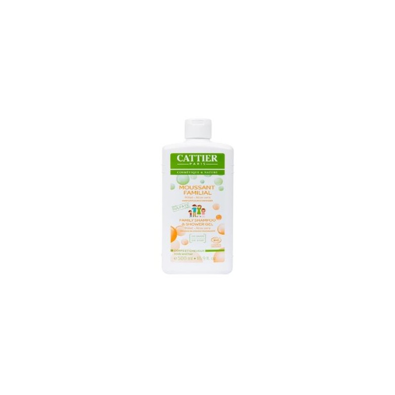 CATTIER GEL DE DUCHA Y CHAMPU FAMILIAR sin sulfatos 500ml. CATTIER GEL DE DUCHA Y CHAMPU FAMILIAR sin sulfatos 500ml.