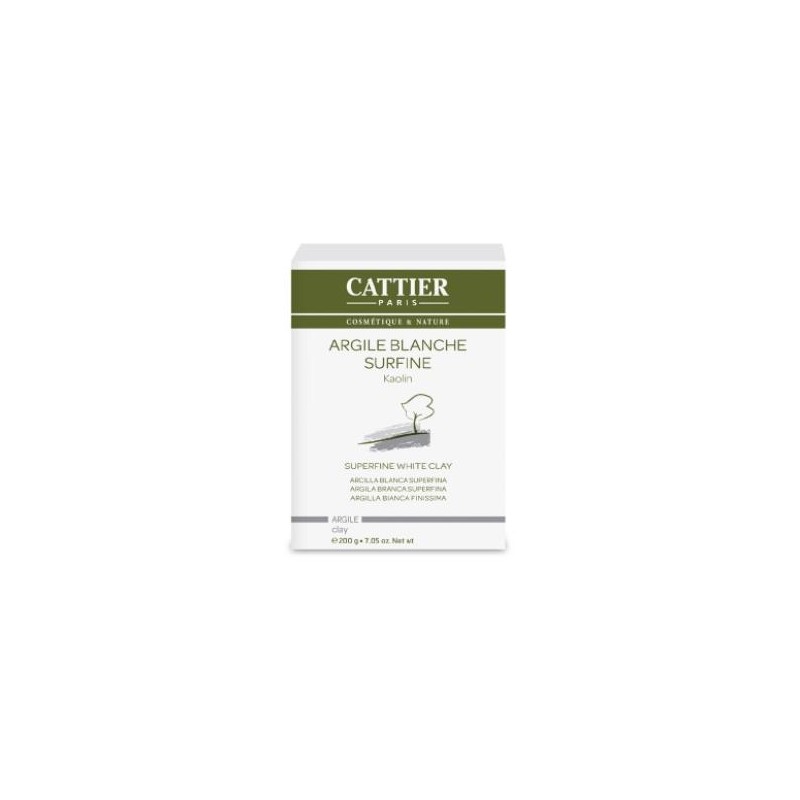 CATTIER ARCILLA BLANCA SUPERFINA 200gr. CATTIER ARCILLA BLANCA SUPERFINA 200gr.