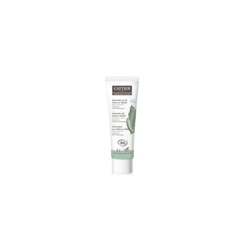 CATTIER MASCARILLA DE ARCILLA VERDE piel grasa 100ml. CATTIER MASCARILLA DE ARCILLA VERDE piel grasa 100ml.