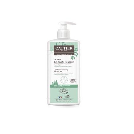 CATTIER DERMO gel de ducha relipidizante 500ml. BIO VEGAN