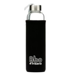 IRISANA BOTELLA BOROSILICATO con neopreno negro 550m  BBO5
