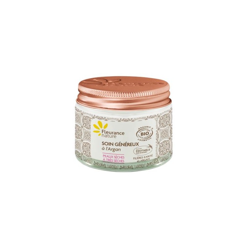 FLEURANCE NATURE CREMA NUTRITIVA con aceite de argan 50ml BIO