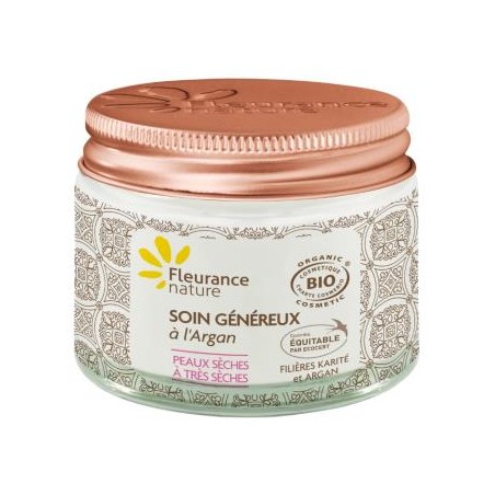 FLEURANCE NATURE CREMA NUTRITIVA con aceite de argan 50ml BIO