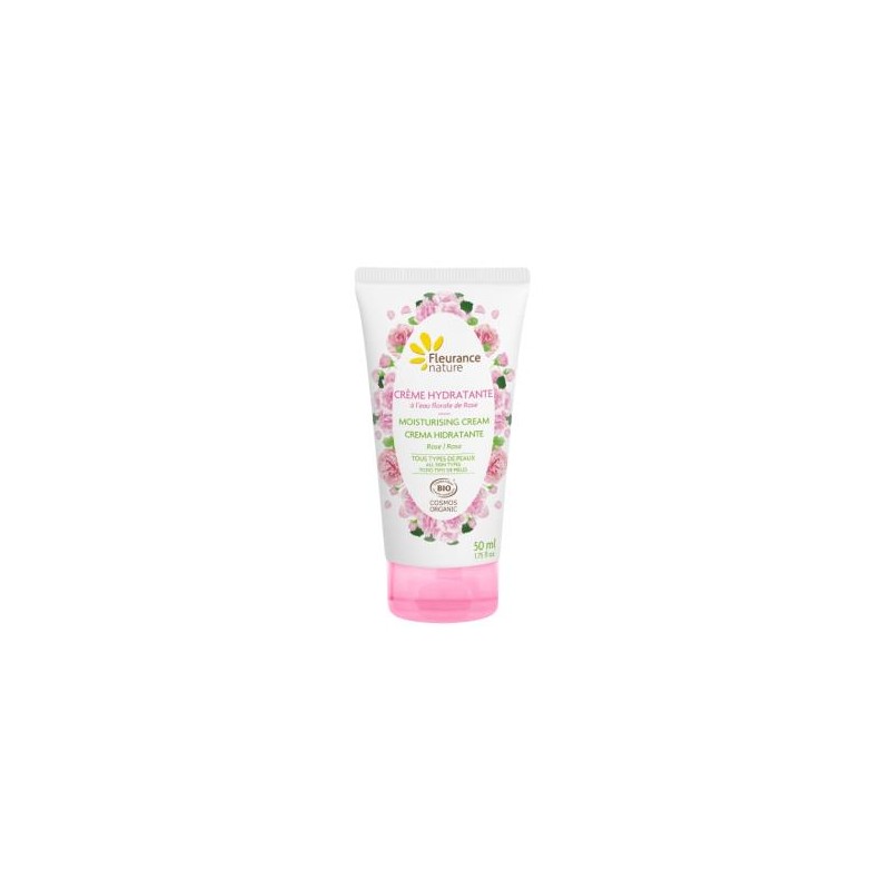 FLEURANCE NATURE CREMA HIDRATANTE con rosa 50ml.