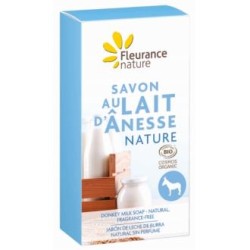 FLEURANCE NATURE JABON LECHE DE BURRA NATURAL sin perfumes 100gr.