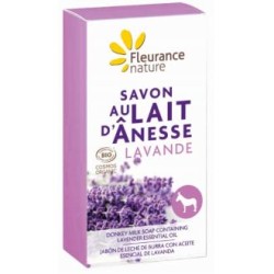 FLEURANCE NATURE JABON LECHE DE BURRA con AE lavanda 100gr.