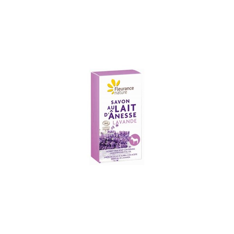 FLEURANCE NATURE JABON LECHE DE BURRA con AE lavanda 100gr.