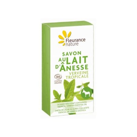 FLEURANCE NATURE JABON LECHE DE BURRA con AE verbena exotica 100gr.