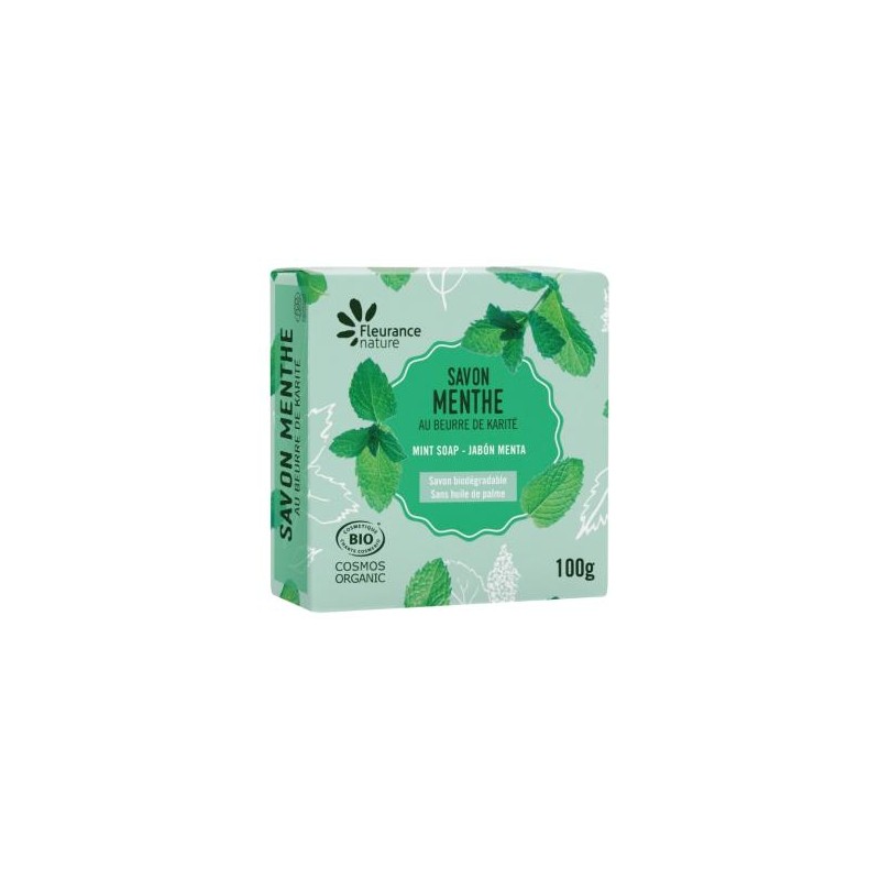 FLEURANCE NATURE JABON PERFUMADO MENTA pastilla 100gr.