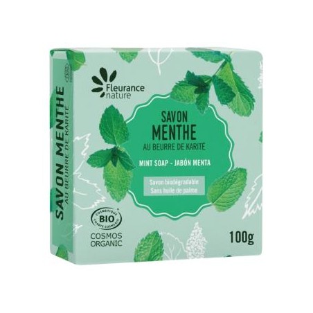 FLEURANCE NATURE JABON PERFUMADO MENTA pastilla 100gr.