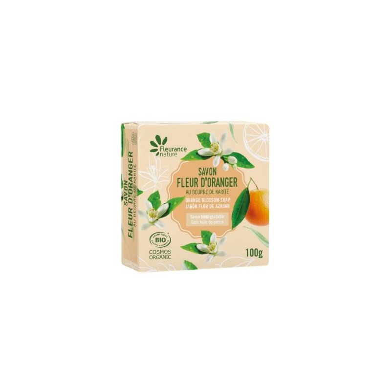 FLEURANCE NATURE JABON PERFUMADO FLOR DE NARANJO pastilla 100gr.