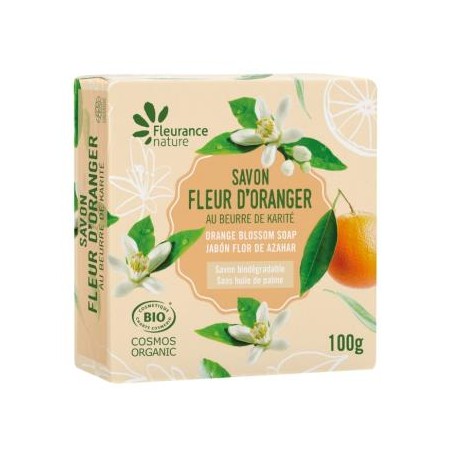 FLEURANCE NATURE JABON PERFUMADO FLOR DE NARANJO pastilla 100gr.