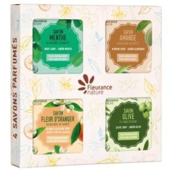 FLEURANCE NATURE COFRE 4 JABONES PERFUMADOS 4x100gr.