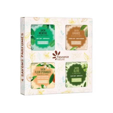 FLEURANCE NATURE COFRE 4 JABONES PERFUMADOS 4x100gr.