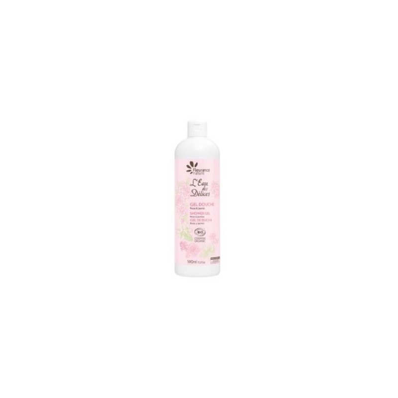 FLEURANCE NATURE GEL DE DUCHA eau delices rosa y jazmin 500ml. FLEURANCE NATURE GEL DE DUCHA eau delices rosa y jazmin 500ml.