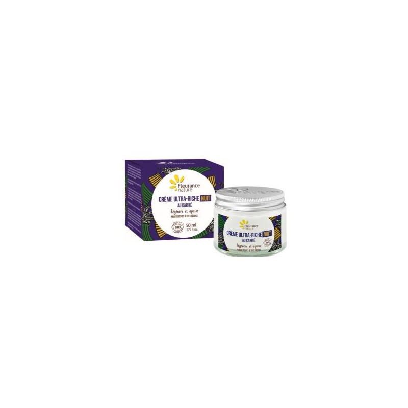 FLEURANCE NATURE CREMA DE NOCHE ULTRA RICA con karite 50ml. BIO