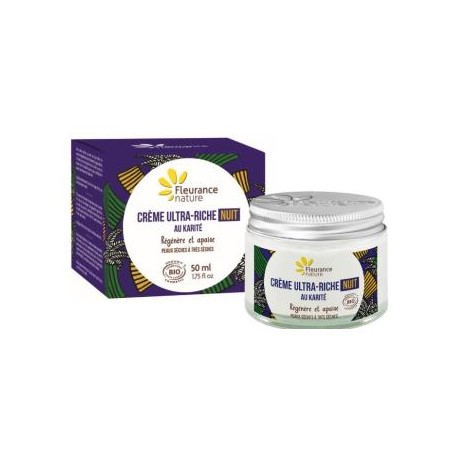 FLEURANCE NATURE CREMA DE NOCHE ULTRA RICA con karite 50ml. BIO