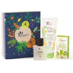 FLEURANCE NATURE COFRE HOMBRE gel ducha verbena+perfume+jabon