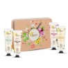 FLEURANCE NATURE COFRE MELOCOTON cuarteto de crema de manos 4uds.