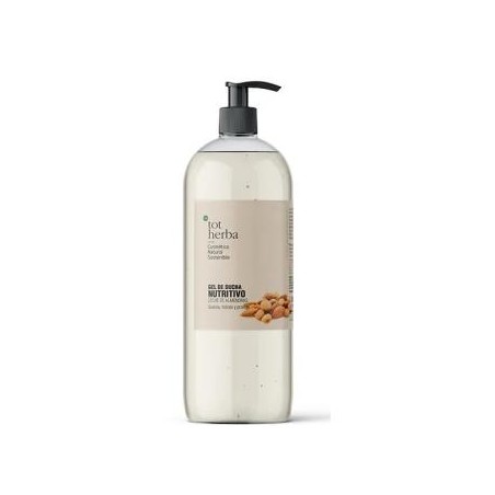 TOT HERBA-AUTHEX GEL BAÑO NUTRITIVO leche de almendras 1000ml.