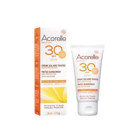 CREMA FACIAL color gold SPF30 50ml.**