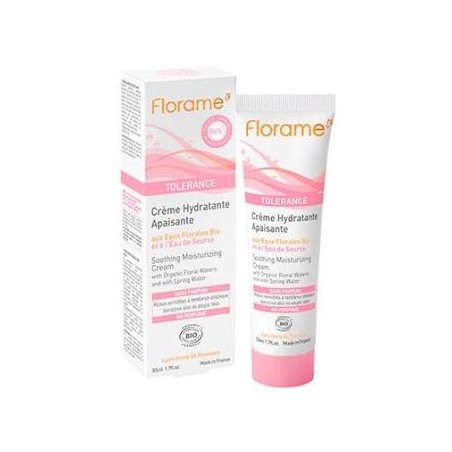 FLORAME CREMA HIDRATANTE TOLERANCE calmante 50ml.