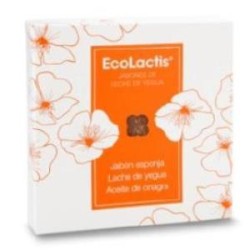 ECOLACTIS JABON ESPONJA 10% leche de yegua y onagra 100gr.