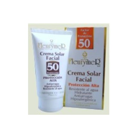 FLEURYMER CREMA SOLAR facial SPF-50 tubo 80ml.