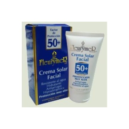 FLEURYMER CREMA SOLAR facial SPF-50+ tubo 80ml.