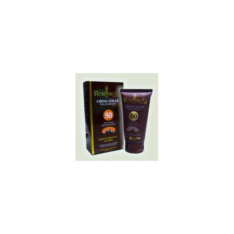 FLEURYMER CREMA SOLAR facial SPF-50 montaña 80ml.