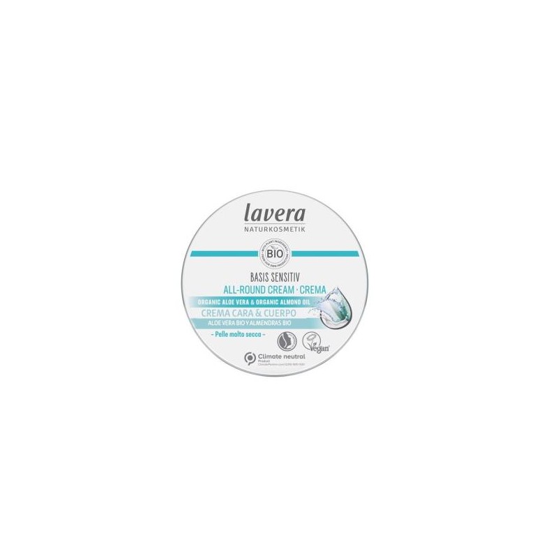 LAVERA BASIS SENSITIV crema cara y cuerpo 150ml. LAVERA BASIS SENSITIV crema cara y cuerpo 150ml.