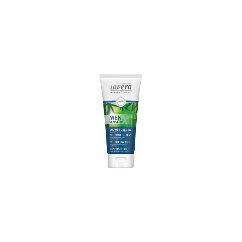 LAVERA MEN SENSITIV gel de ducha 3 en 1 200ml. BIO LAVERA MEN SENSITIV gel de ducha 3 en 1 200ml. BIO