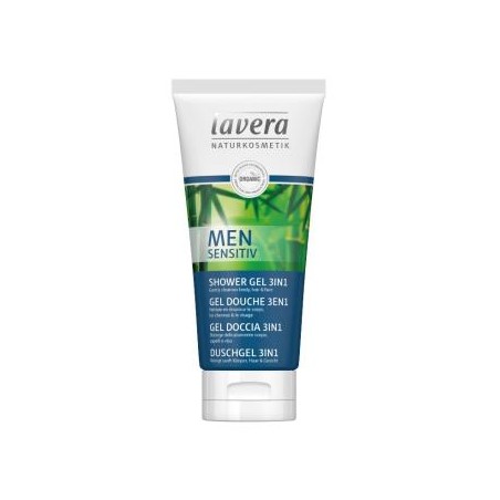 LAVERA MEN SENSITIV gel de ducha 3 en 1 200ml. BIO