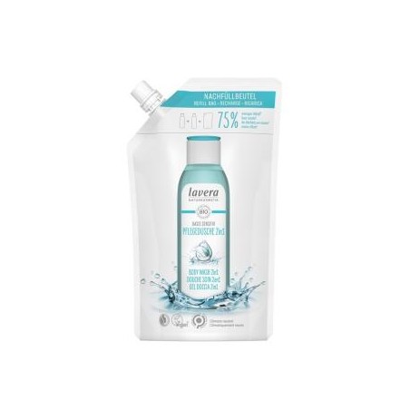 LAVERA BASIS SENSITIV gel de ducha-champu  recarga 500ml.
