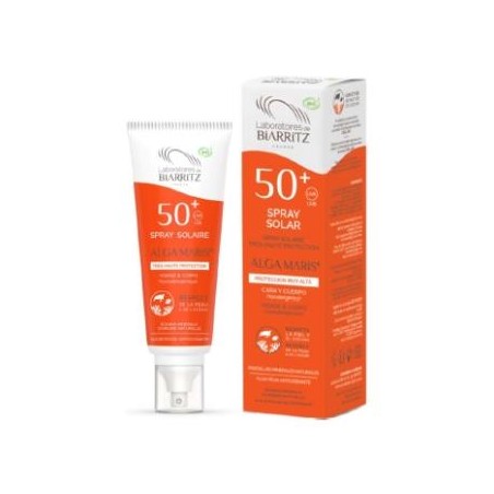 ALGA MARIS - LAB. BIARRITZ SPRAY SOLAR cara y cuerpo SPF50+ 100ml.